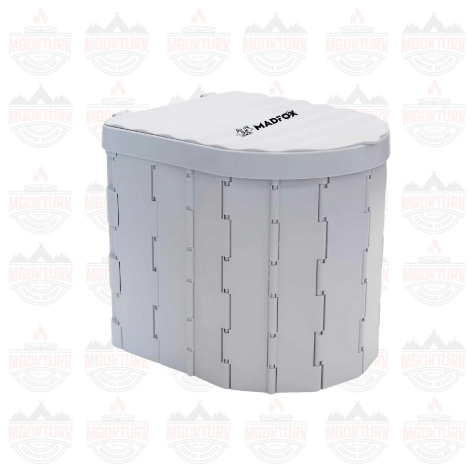 Madfox Bi-Pot Katlanır Portatif Kamp Tuvaleti [WC] Gri