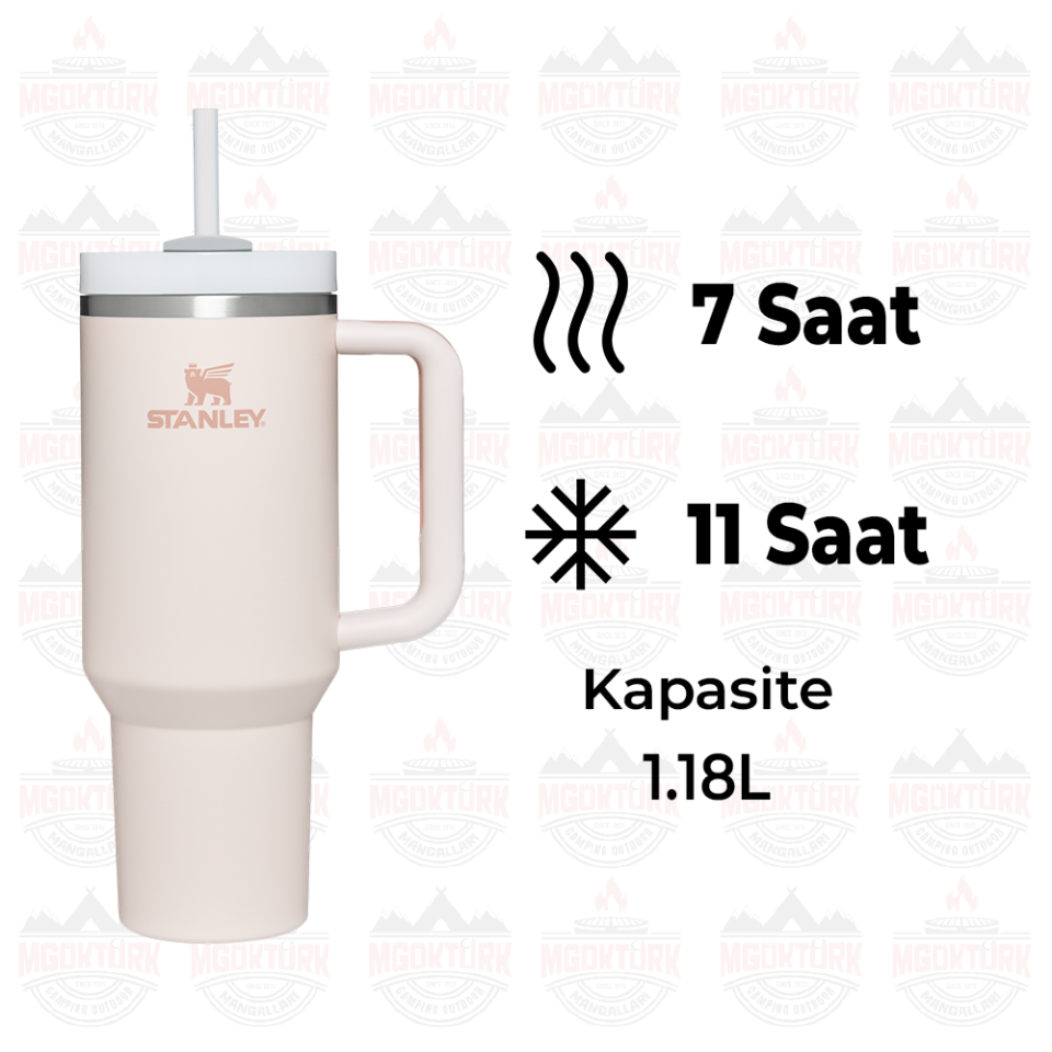 The Quencher H2.O FlowState™ Tumbler 1.18L  40oz 10-11673-115 ROSE QUARTZ