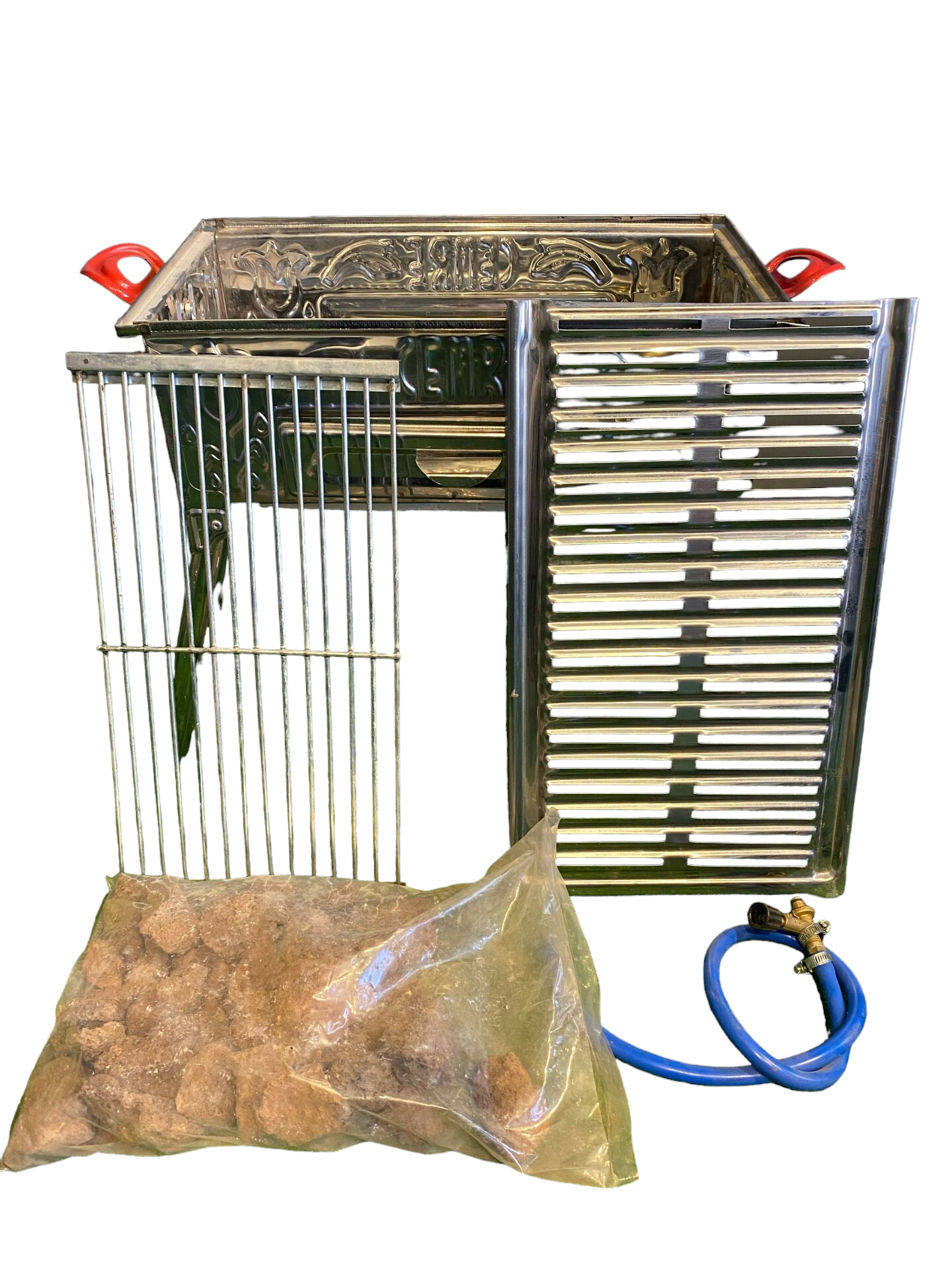 Tüplü Krom Yüksek Ayaklı Mangal