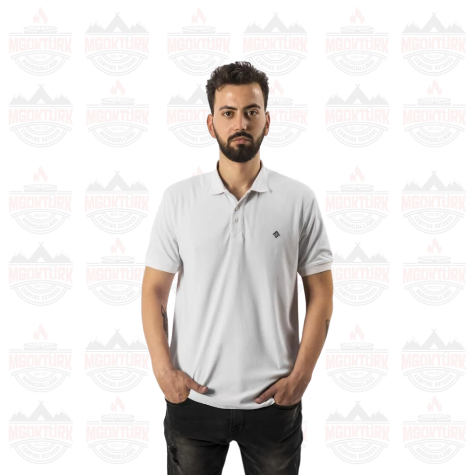Freecamp Breeze Erkek Polo T-Shirt Beyaz