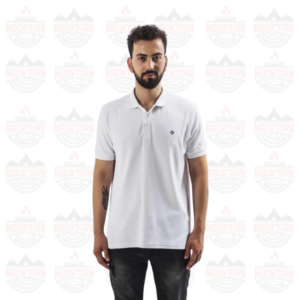 Freecamp Breeze Erkek Polo T-Shirt Beyaz