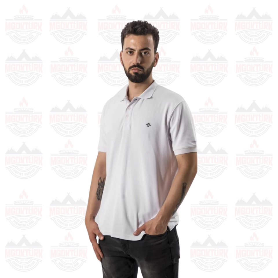 Freecamp Breeze Erkek Polo T-Shirt Beyaz