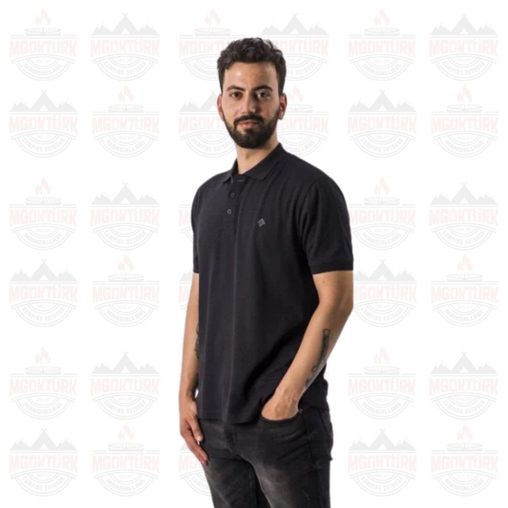 Freecamp Breeze Erkek Polo T-Shirt Siyah