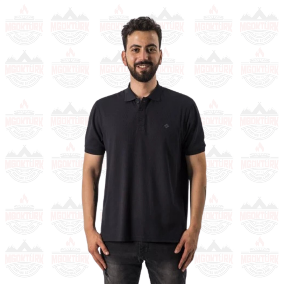 Freecamp Breeze Erkek Polo T-Shirt Siyah