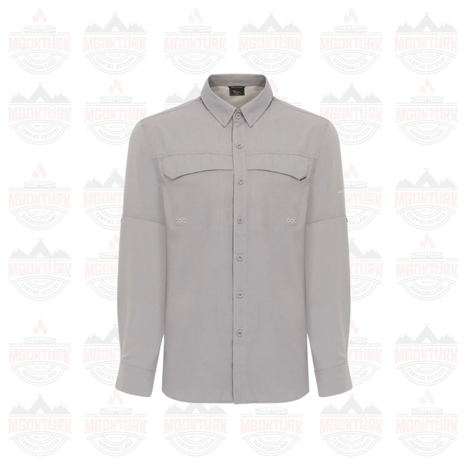 FreeCamp Novella Erkek Outdoor Gömlek Gri