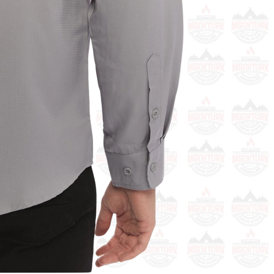 FreeCamp Novella Erkek Outdoor Gömlek Gri