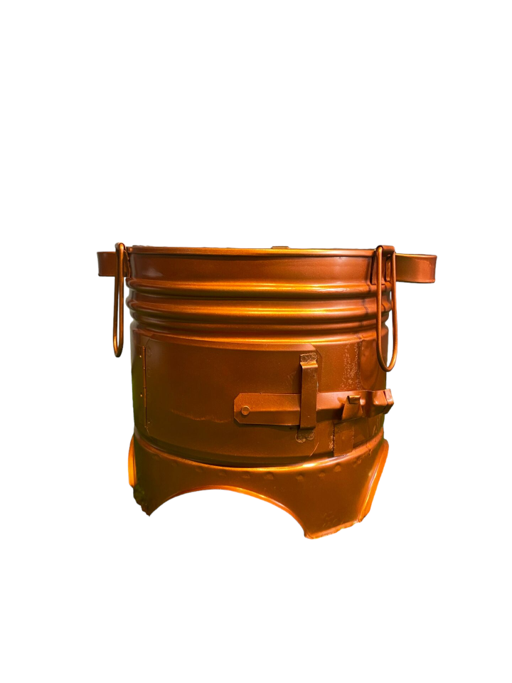 26 cm Yemek Ayaklı Tek Kapaklı Yuvarlak Mangal