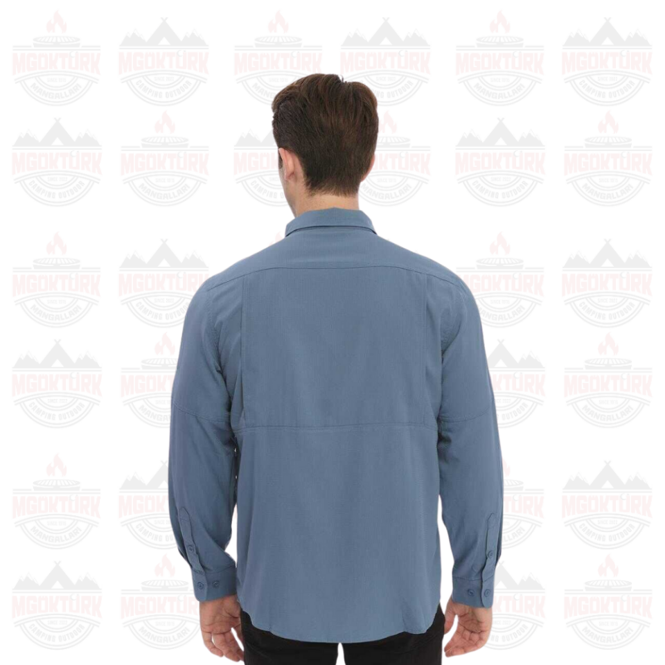 FreeCamp Novella Erkek Outdoor Gömlek Mavi