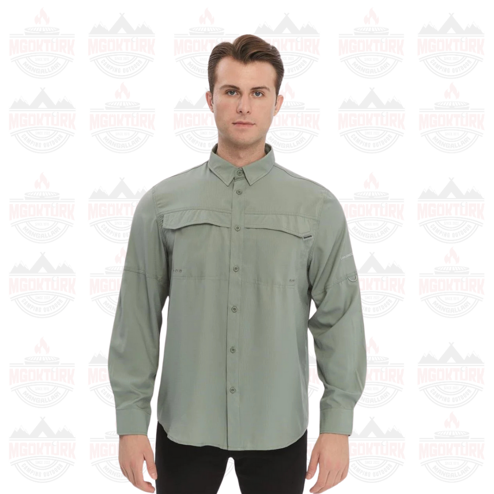 FreeCamp Novella Erkek Outdoor Gömlek Yeşil