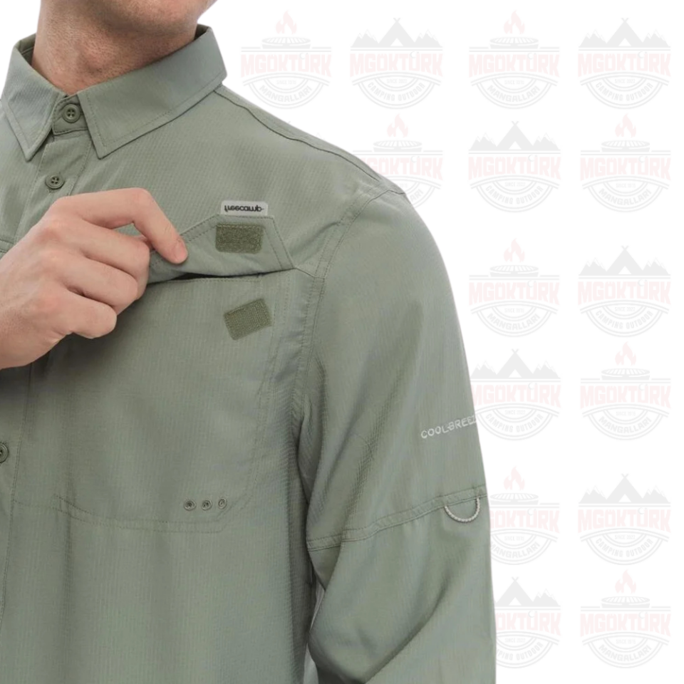 FreeCamp Novella Erkek Outdoor Gömlek Yeşil