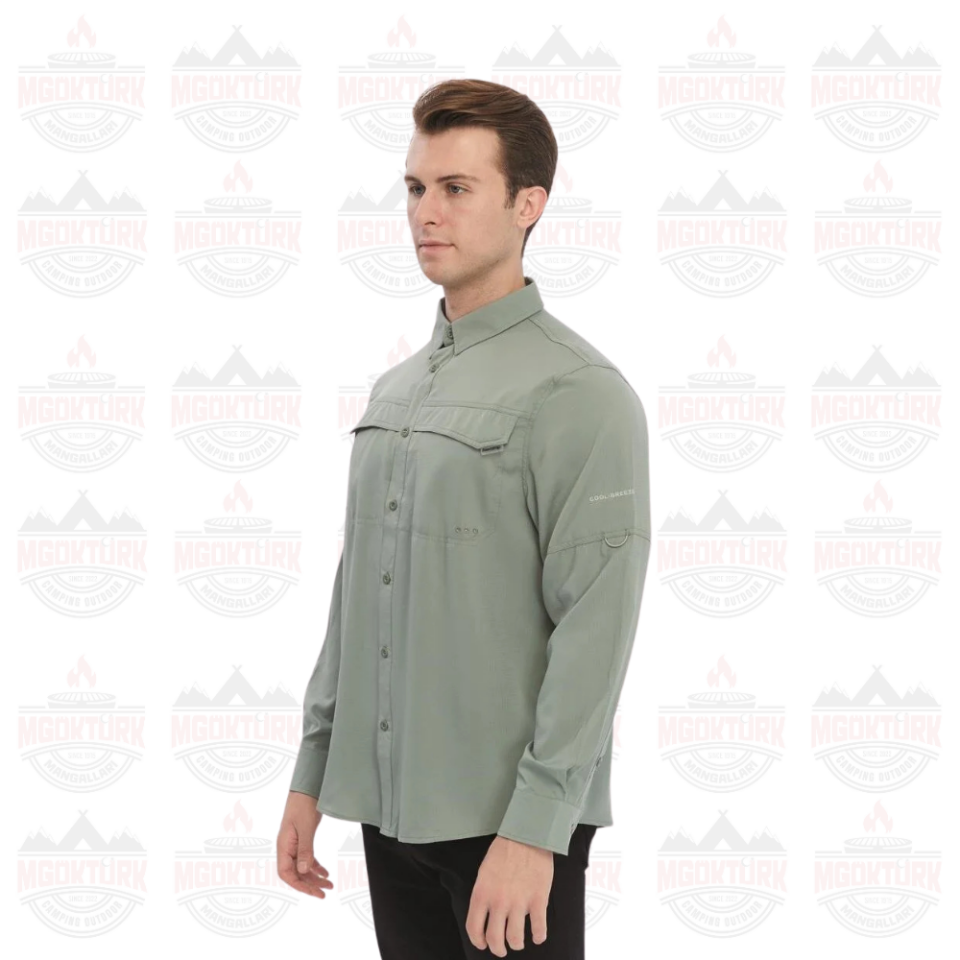 FreeCamp Novella Erkek Outdoor Gömlek Yeşil