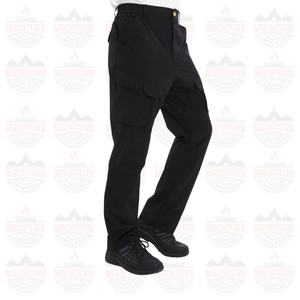 Mapamyumco Quick Dry Cargo Trekking Erkek Pantolon Siyah
