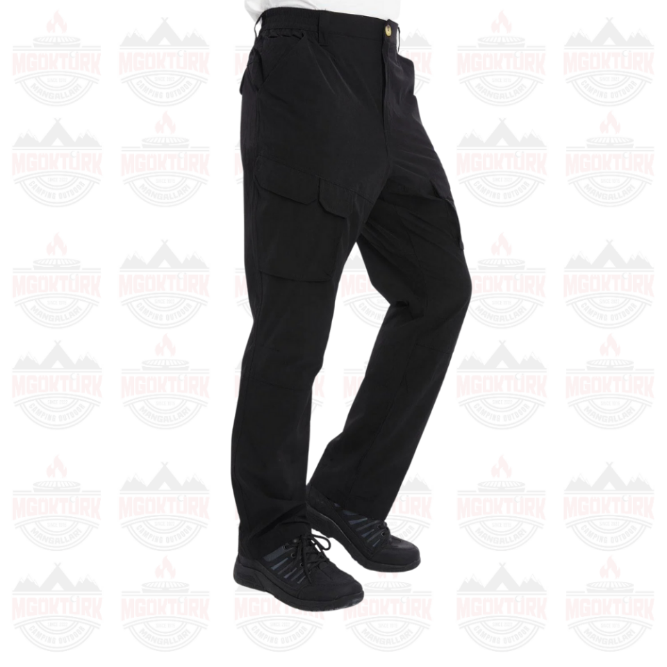 Mapamyumco Quick Dry Cargo Trekking Erkek Pantolon Siyah