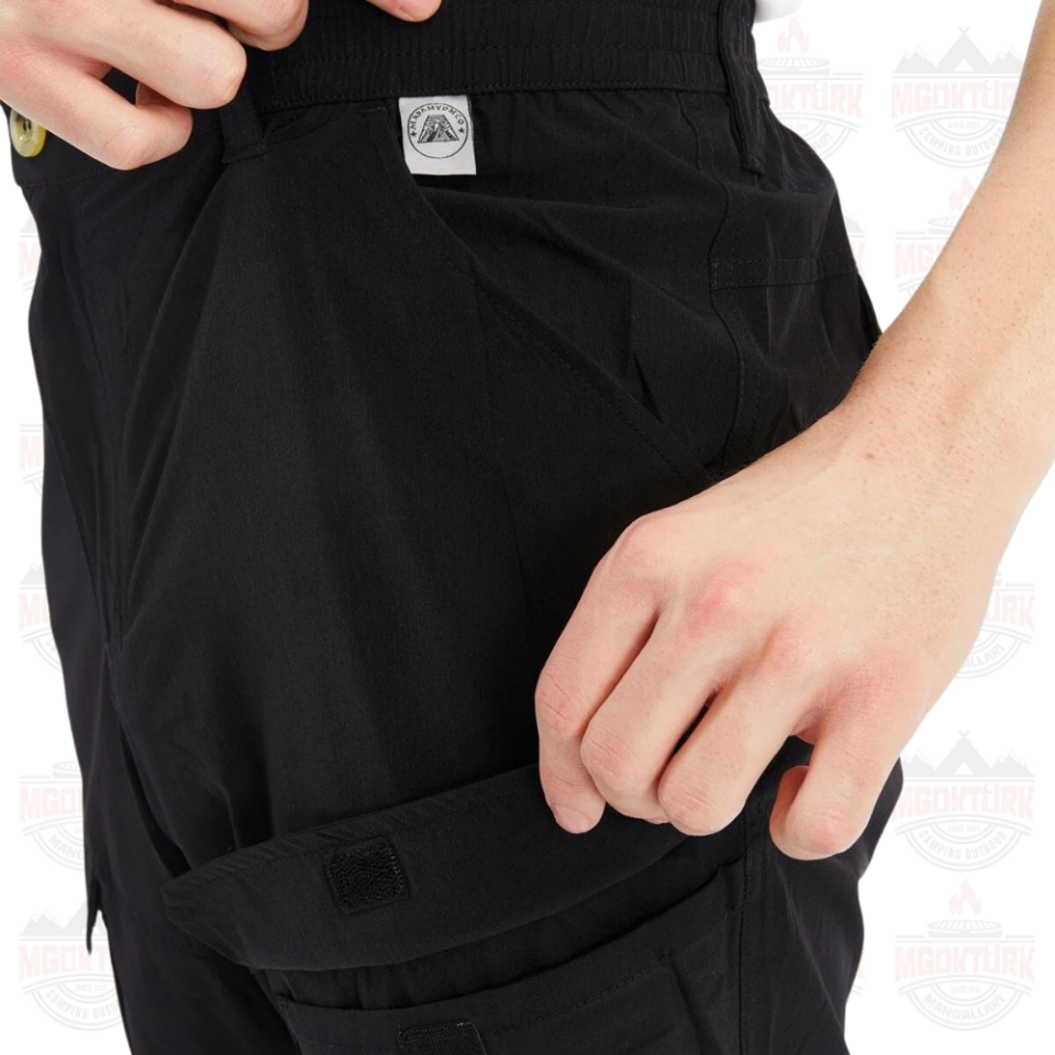 Mapamyumco Quick Dry Cargo Trekking Erkek Pantolon Siyah
