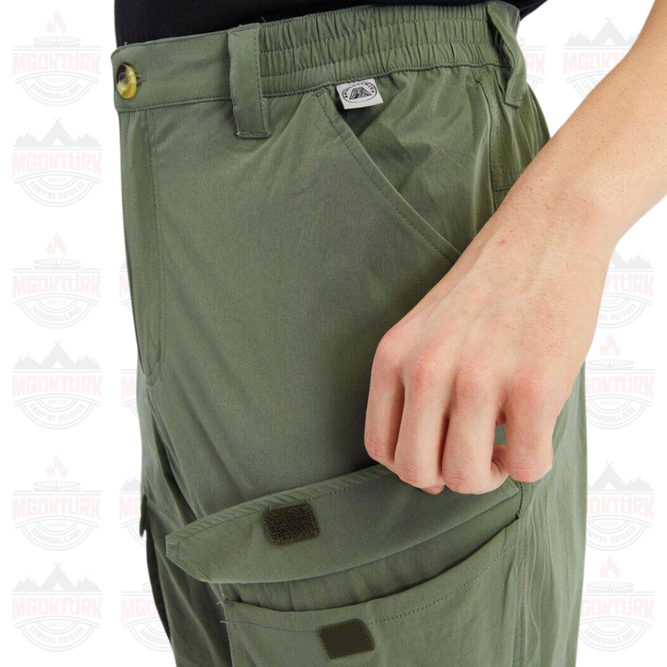 Mapamyumco Quick Dry Cargo Trekking Erkek Pantolon Haki