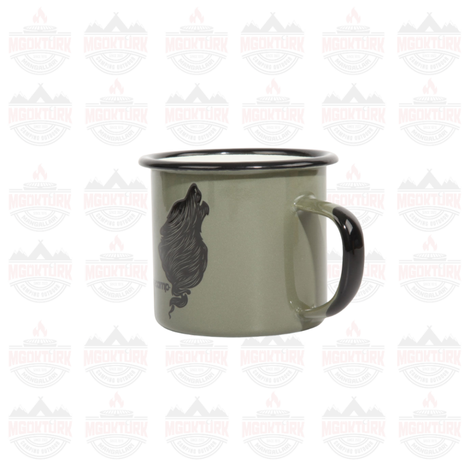 FreeCamp Campers Emaye Mug 350ml Yeşil
