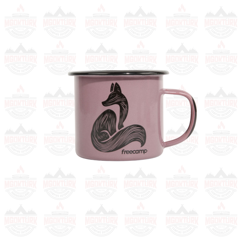 FreeCamp Campers Emaye Mug 350ml Lila