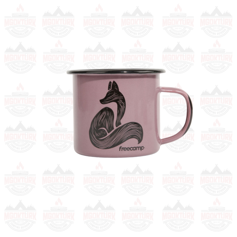 FreeCamp Campers Emaye Mug 350ml Lila