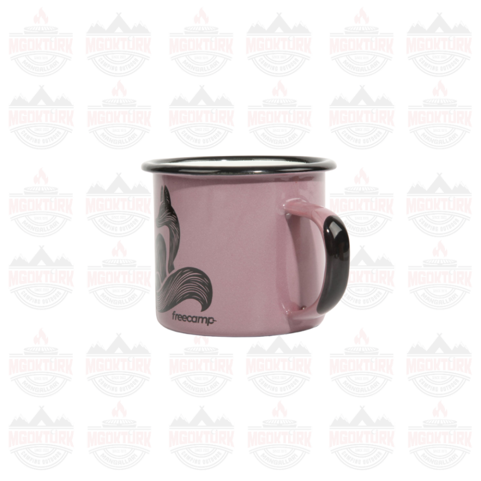 FreeCamp Campers Emaye Mug 350ml Lila