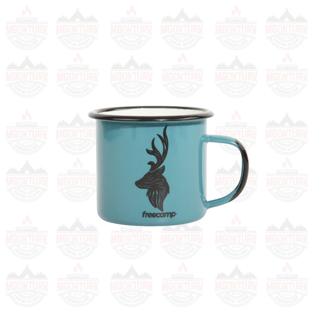 FreeCamp Campers Emaye Mug 350ml Mavi