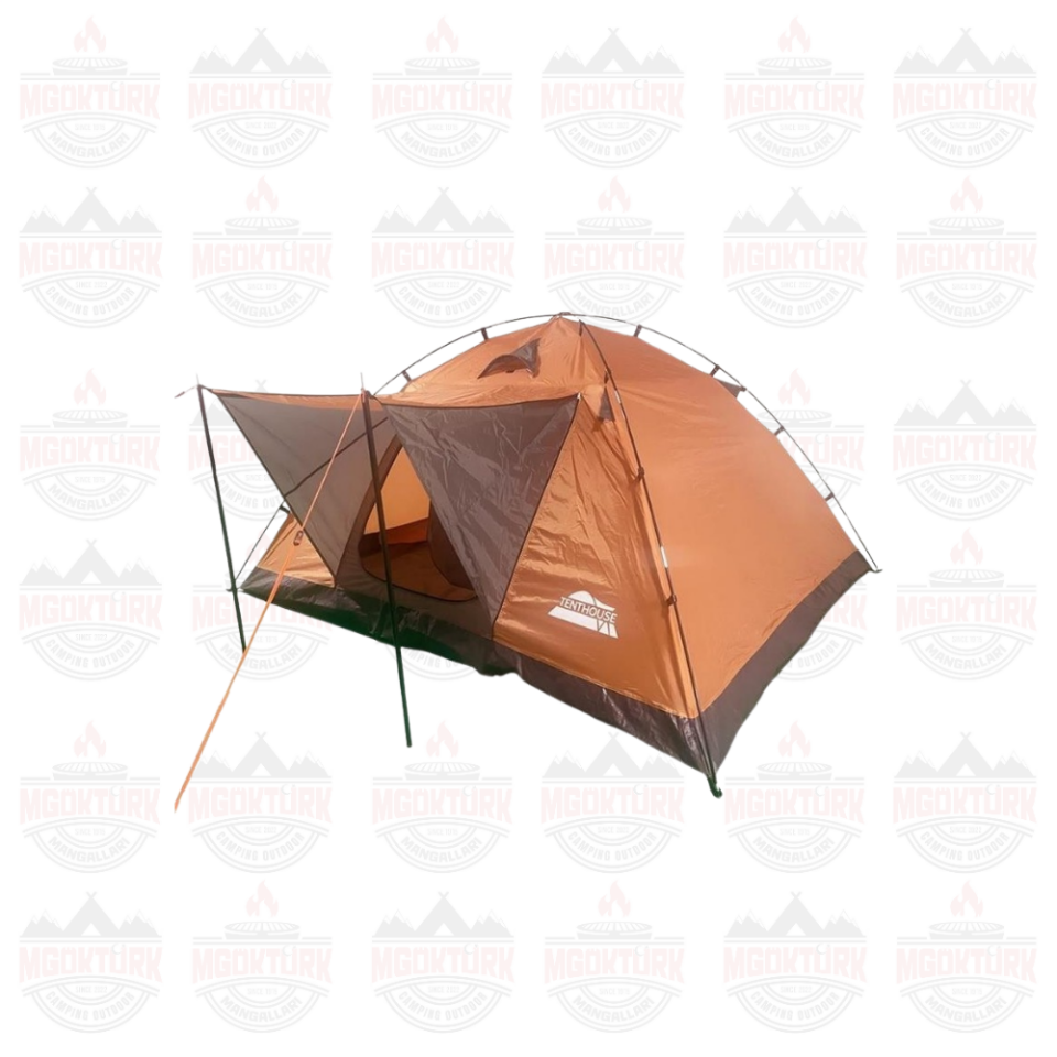 Tenthouse Mount 4 Kişilik Tek Kat Çadır 210*240*130cm Turuncu