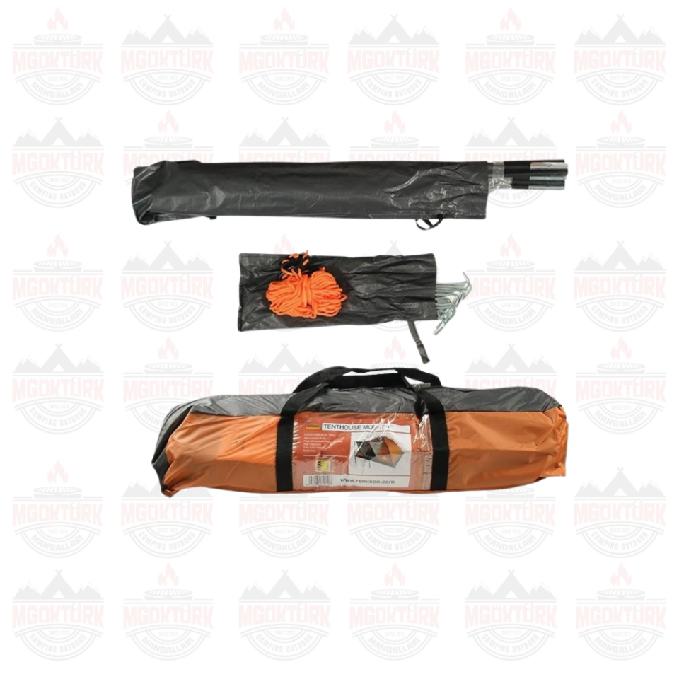 Tenthouse Mount 4 Kişilik Tek Kat Çadır 210*240*130cm Turuncu