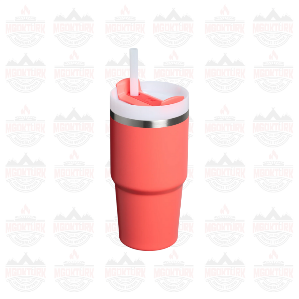 Quencher H2.O FlowState™ Tumbler Pipetli Termos | 0.6L Hot Coral