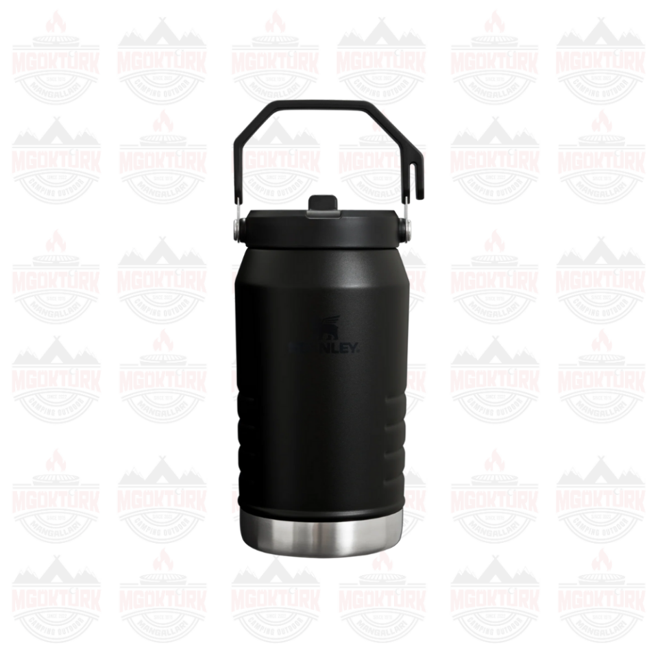 The IceFlow™ Flip Straw 2.0 Jug 1.90L / 64oz  Black