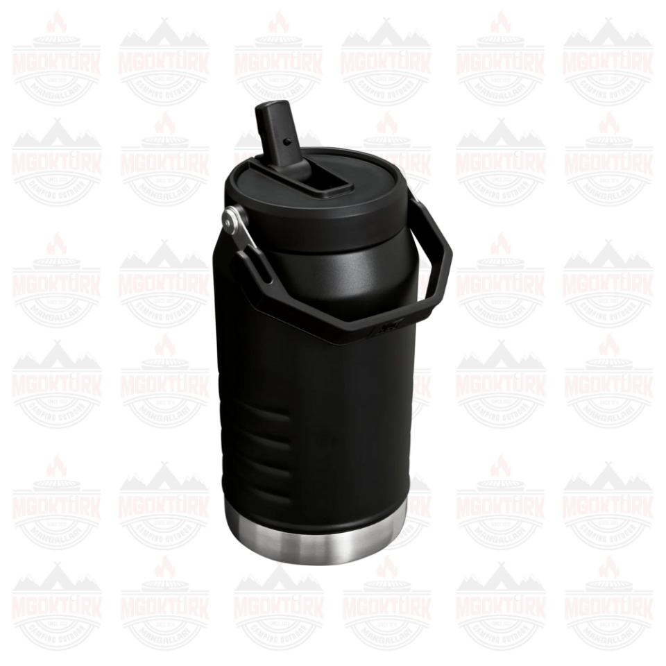 The IceFlow™ Flip Straw 2.0 Jug 1.90L / 64oz  Black